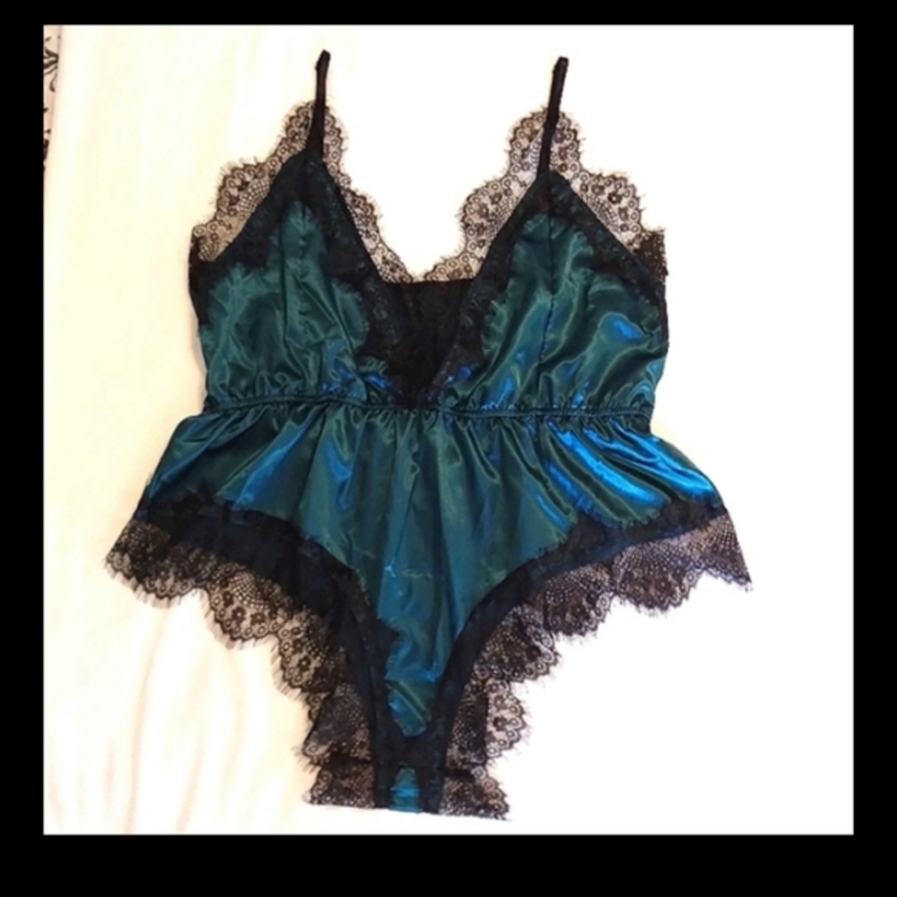 Shein Plus size Lingerie Emerald Green 4X